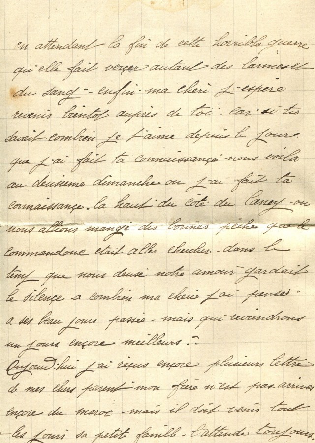 2 - Lettre de EugÃ¨ne Felenc Ã  sa fiancÃ©e datÃ©e du 28 fÃ©vrier 1914 (2).jpg
