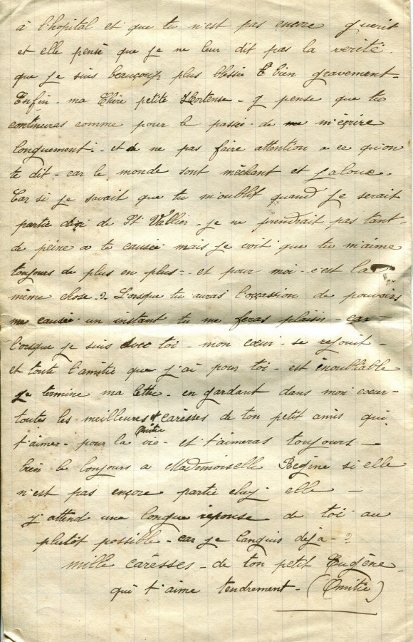 20 - Lettre d'Eugène Felenc adressée à sa fiancée Hortense Faurite datée du 1er août 1915 - Page 4.jpg