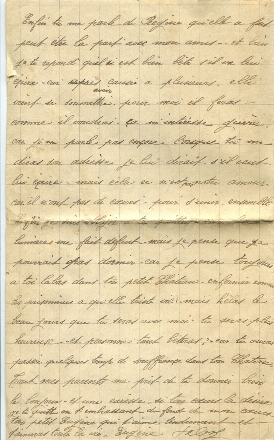 23 - Lettre d'Eugène Felenc adressée à sa fiancée Hortense Faurite datée du 3 août 1915 - Page 4.jpg