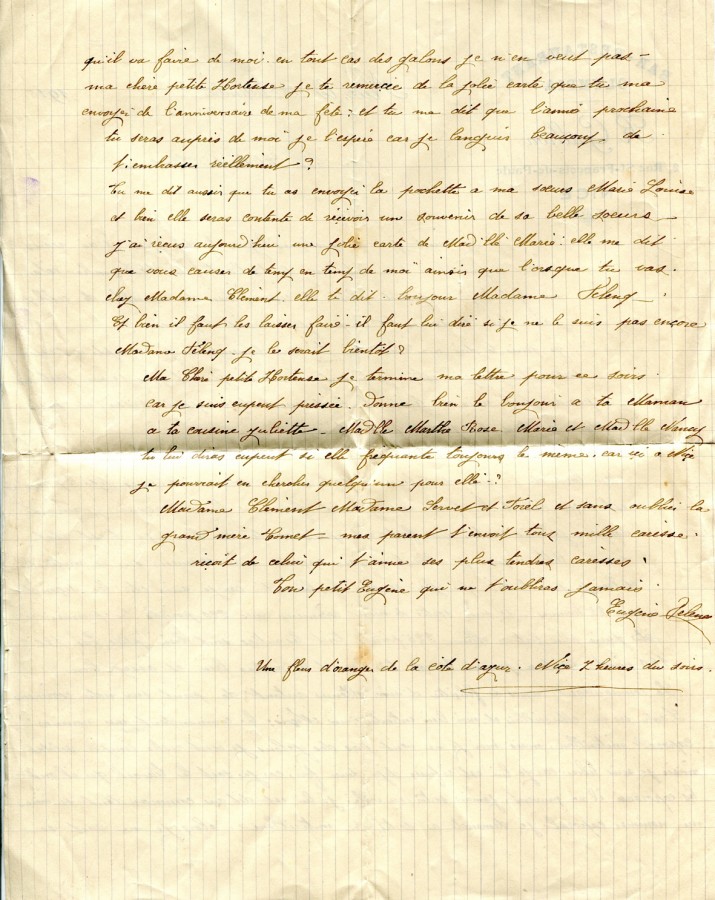 102 - Lettre d'Eugène Felenc adressée à sa fiancée Hortense Faurite datée du 13 décembre 1915- Page 2.jpg