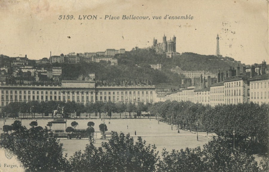 15 - Recto - Carte postale Lyon d'un ami Ã  Hortense Faurite datÃ©e du 13 janvier 1916 (date tampon).jpg