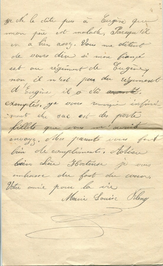 30 - Lettre de Marie Louise Felenc Ã  Hortense Faurite  datÃ©e du 26 janvier 1916-Page 3.jpg