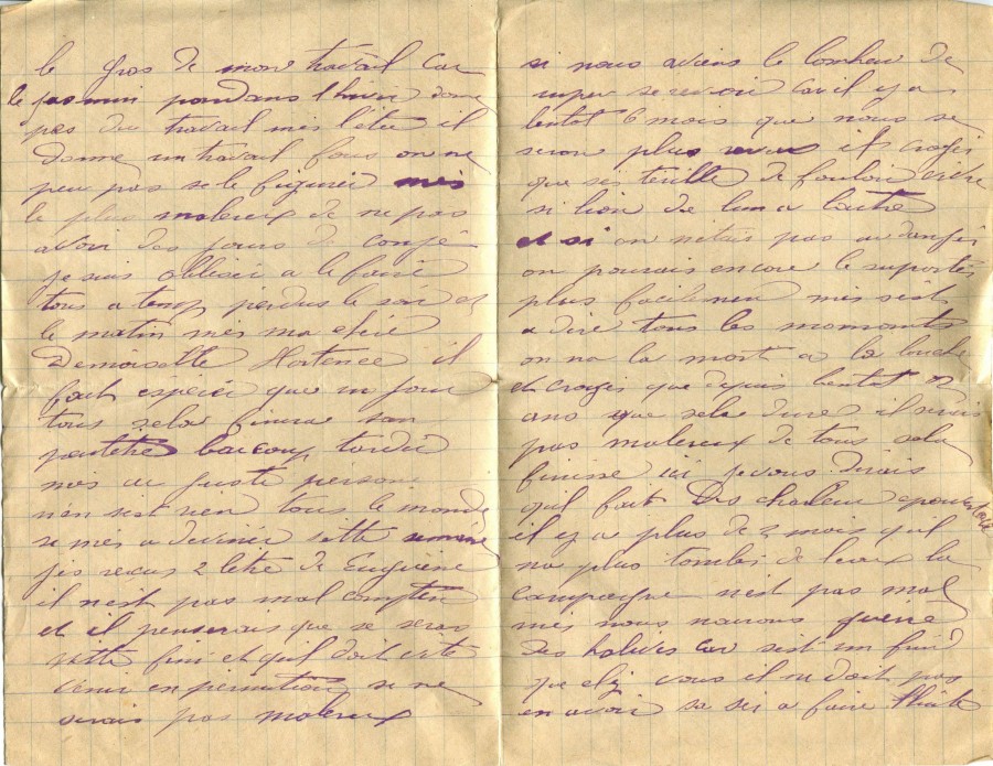 238 - Lettre de Louis Felenc Ã  Hortense Faurite datÃ©e du 16 juillet 1916 - Pages 2 & 3.jpg