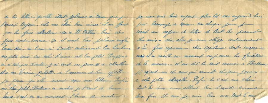 244 -Lettre d'EugÃ¨ne  Felenc Ã  Hortense Faurite datÃ©e du 28 juillet 1916 - Pages 2 & 3.jpg
