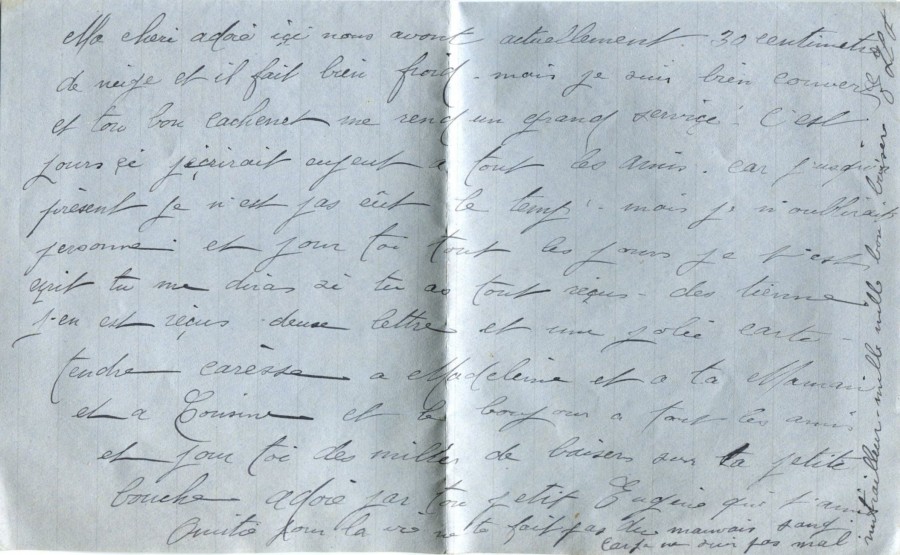 14 - Lettre de EugÃ¨ne Felenc Ã  sa fiancÃ©e Hortense datÃ©e du 13 janvier 1917-page 3.jpg