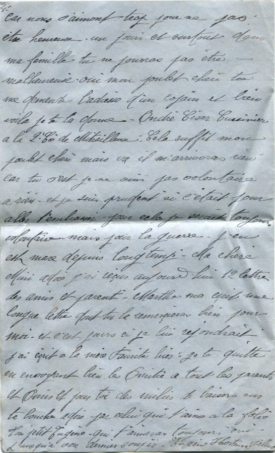 35 - Lettre de EugÃ¨ne Felenc Ã  sa fiancÃ©e Hortense datÃ©e du 23 janvier 1917-page 4.jpg