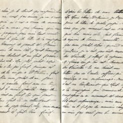 38 - Lettre de EugÃ¨ne Felenc adressÃ©e Ã  sa fiancÃ©e Hortence Faurite datÃ©e du 24 Janvier 1917 - Page 2 & 3.jpg