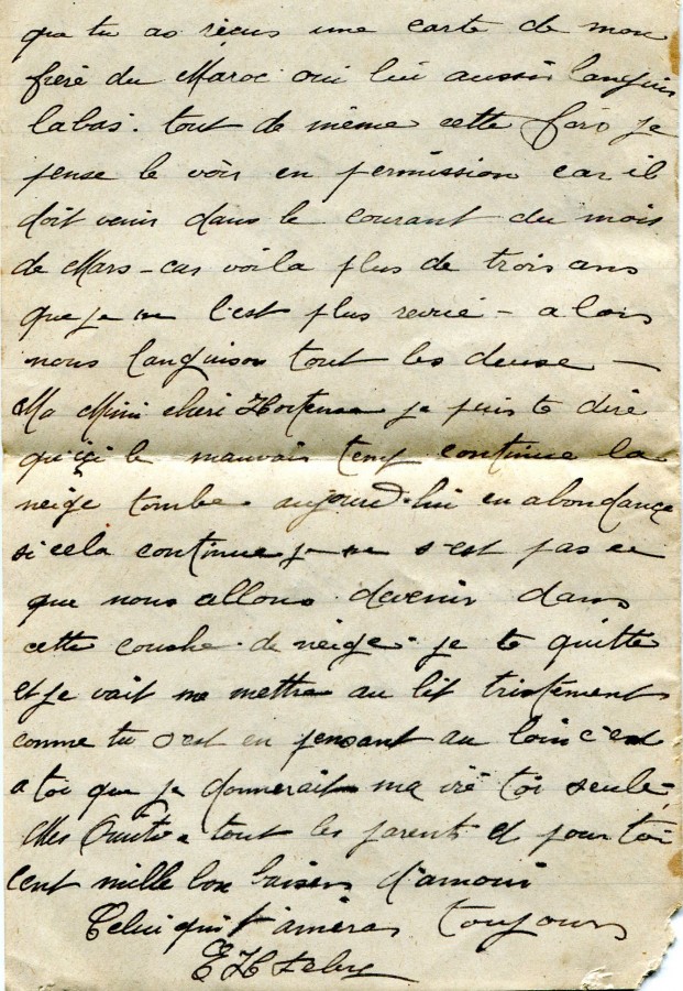47 - Lettre de EugÃ¨ne Felenc Ã  sa fiancÃ©e Hortense datÃ©e du 27 janvier 1917-page 4.jpg