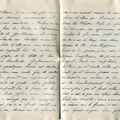 68 - Lettre de EugÃ¨ne Felenc Ã  sa fiancÃ©e Hortense datÃ©e du - pages 2 et 3.jpg