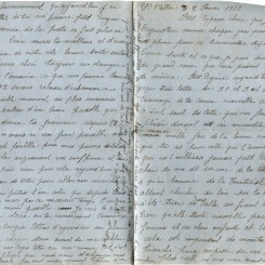 101 - 8 fÃ©vrier 1917-Lettre de Hortense Faurite adressÃ©e Ã  EugÃ¨ne Felenc-pages 4 et 1.jpg