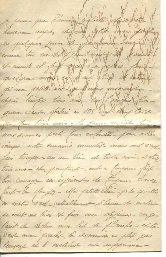 162 - 5 Mars 1917 - Lettre d'EugÃ¨ne Felenc adressÃ©e Ã  sa fiancÃ©e Hortense Faurite - Page 4.jpg
