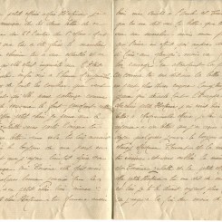 164 - 6 Mars 1917 - Lettre d'EugÃ¨ne Felenc adressÃ©e Ã  sa fiancÃ©e Hortense Faurite - Page 2 & 3.jpg