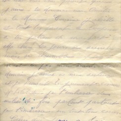 275 - 9 Mai 1917 - Lettre d'EugÃ¨ne Felenc adressÃ©e Ã  sa fiancÃ©e Hortense Faurite - Page 4.jpg