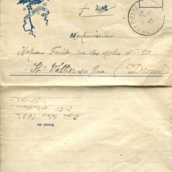 278 - 12 Mai 1917 (date du cachet) - Enveloppe-lettre d'EugÃ¨ne Felenc adressÃ©e Ã  sa fiancÃ©e Hortense Faurite  - Page 1.jpg