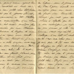 309 - 24 Mai 1917 - Lettre d'EugÃ¨ne Felenc adressÃ©e Ã  sa fiancÃ©e Hortense Faurite - Page 2 & 3.jpg