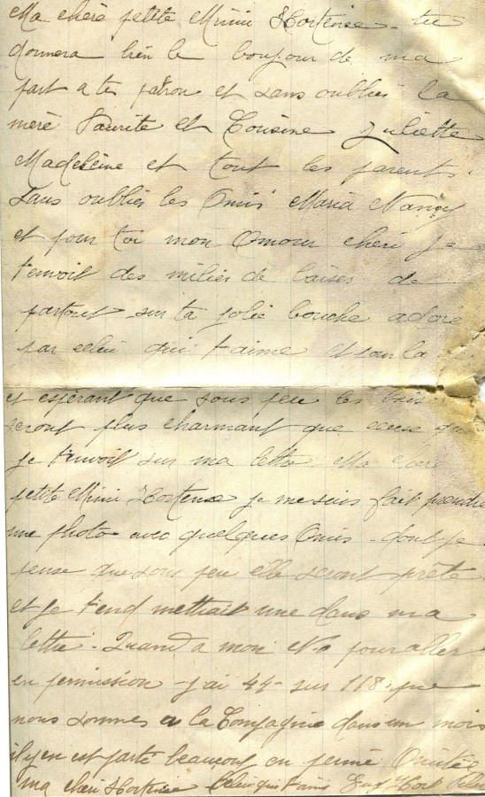 351 - 13 Juin 1917 - Lettre d'EugÃ¨ne Felenc adressÃ©e Ã  sa fiancÃ©e Hortense Fautire - Page 4.jpg