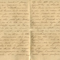 367 - 26 Juin 1917 - Lettre d'EugÃ¨ne Felenc adressÃ©e Ã  sa fiancÃ©e Hortense Fautire - Page 2 & 3.jpg