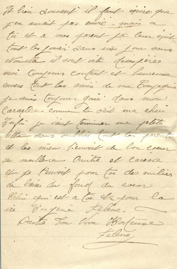 371 - 28 Juin 1917 - Lettre d'EugÃ¨ne Felenc adressÃ©e Ã  sa fiancÃ©e Hortense Fautire - Page 4.jpg