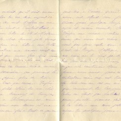 323 - Lettre d'EugÃ¨ne Felenc adressÃ©e Ã  sa fiancÃ©e Hortense Fautire datÃ©e du 3 Juillet 1917 - Page 2 & 3.jpg