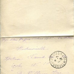 326 - Enveloppe adressÃ©e par EugÃ¨ne Felenc Ã  sa fiancÃ©e Hortense Fautire datÃ©e du 4 Juillet 1917.jpg