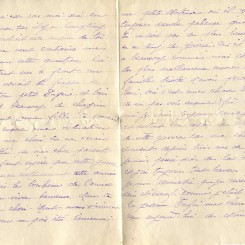 330 - Lettre d'EugÃ¨ne Felenc adressÃ©e Ã  sa fiancÃ©e Hortense Fautire datÃ©e du 8 Juillet 1917 - Page 2 & 3.jpg