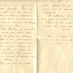 334 - Lettre d'Emile adressÃ©e Ã  Hortense Fautire datÃ©e du 9 Juillet 1917 - Page 2.jpg