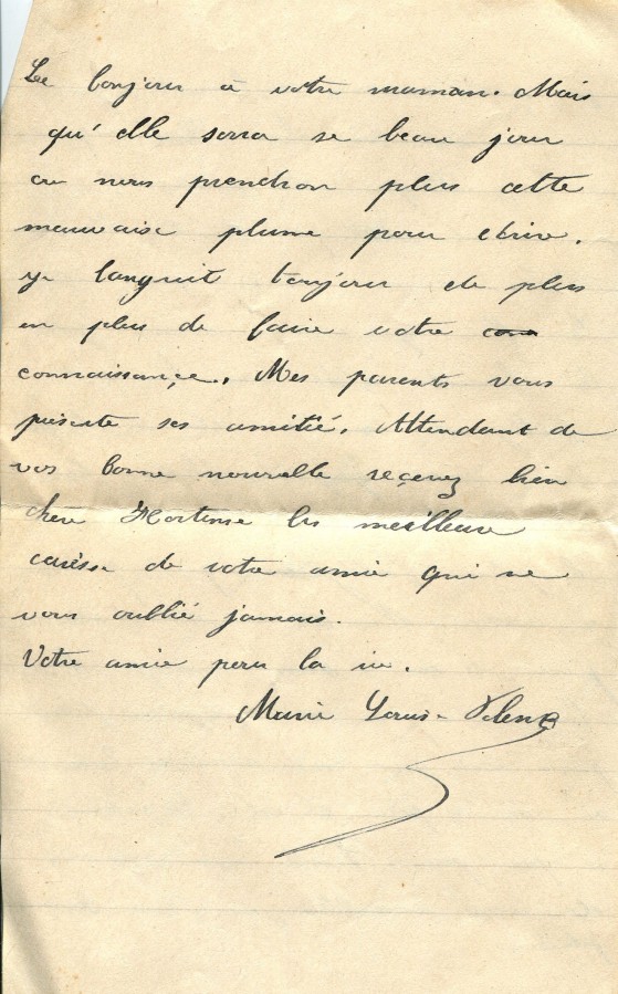 393 - 2 Septembre 1917 - Lettre de Marie-Louise Felenq adressÃ©e Ã  Hortense Faurite - Page 4.jpg
