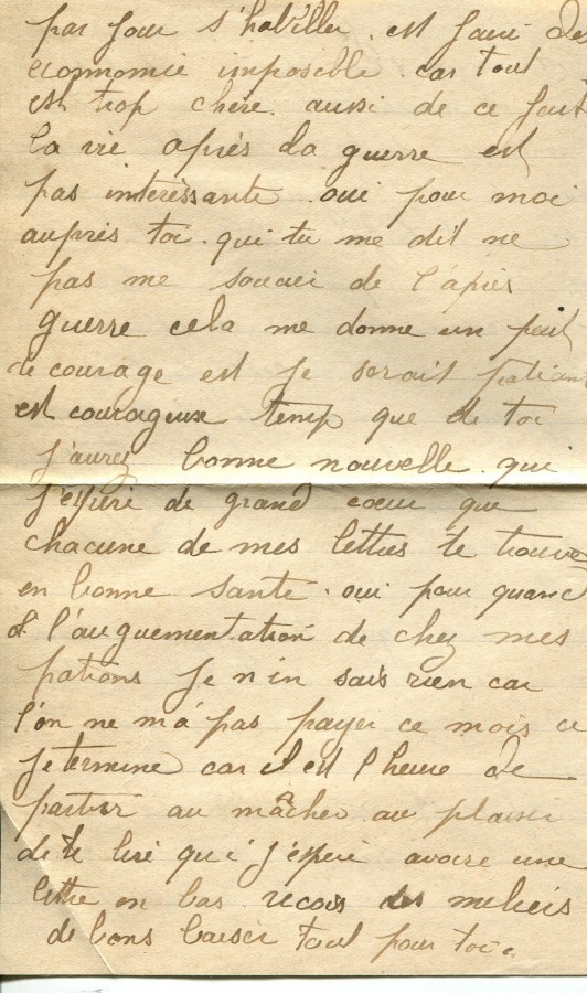 446 - 10 Octobre 1917 - Lettre d'Hortense Faurite Ã  son fiancÃ© EugÃ¨ne Felenc - Page 4.jpg