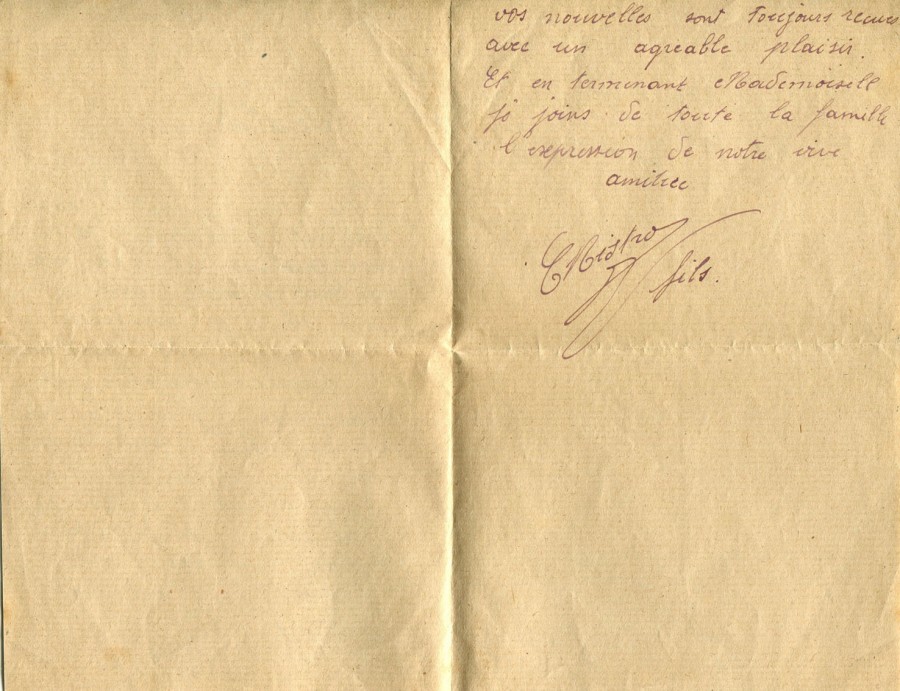 467 - 7 Novembre 1917 - Lettre d'un ami adressÃ©e Ã  Hortense Faurite - Page 2.jpg