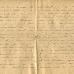 472 - 25 Novembre 1917 - Lettre d'EugÃ¨ne Felenc adressÃ©e Ã  sa fiancÃ©e Hortense Faurite - Page 2 & 3.jpg