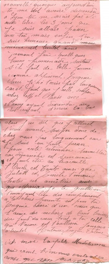 487 - Lettre de Hortense Faurite adressÃ©e Ã  EugÃ¨ne Felenc datÃ©e du 2 dÃ©cembre 1918-Page 3.jpg