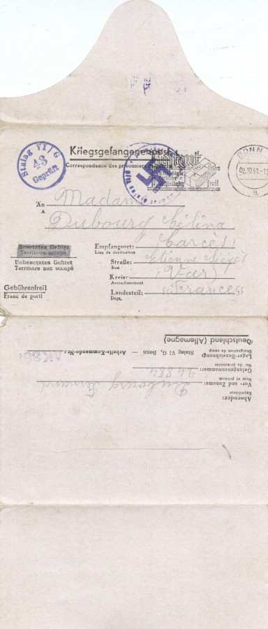 FRAD083_DUBOURG_FERNAND_COR_PRISON_19410921_002.JPG