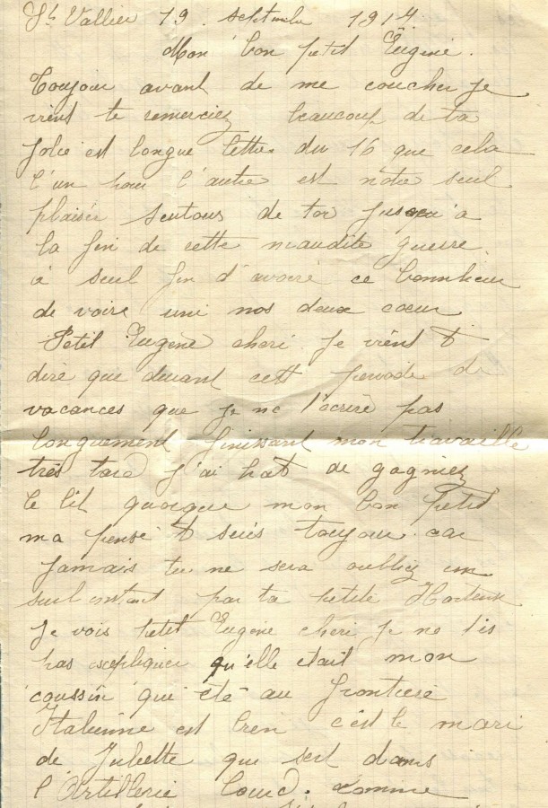 8 - Lettre de Hortense Faurite adressée à son fiancé datée du 19 septembre 1914 (1).jpg