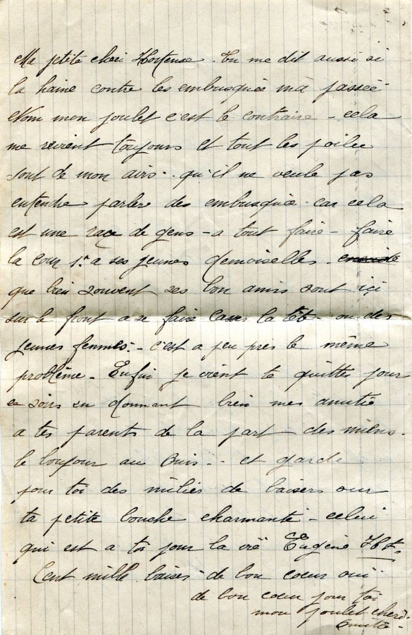 32 - Lettre de Eugène Felenc à sa fiancée Hortense datée du 22 janvier 1917-page 4.jpg