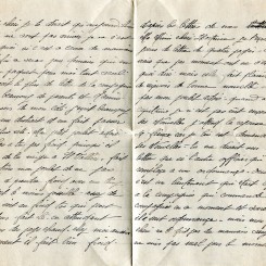 38 - Lettre de Eugène Felenc adressée à sa fiancée Hortence Faurite datée du 24 Janvier 1917 - Page 2 & 3.jpg