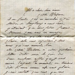 42 - Lettre d'un ami adressée à Hortense Faurite datée du 26 Janvier 1917 - Page 1.jpg