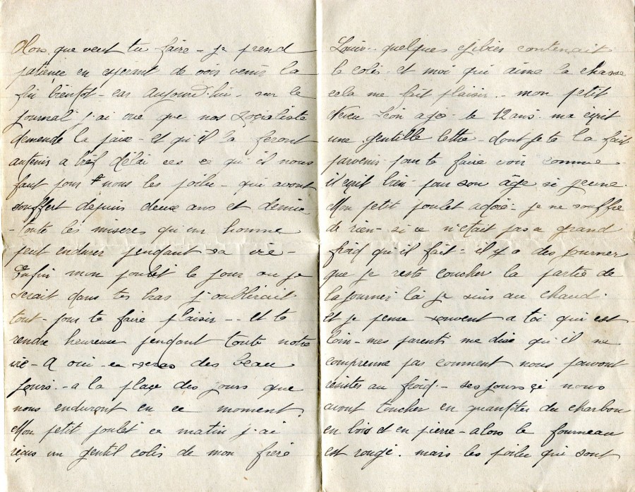 59 - Lettre de Eugène Felenc à sa fiancée datée du 30 janvier 1917-pages 2 et 3.jpg