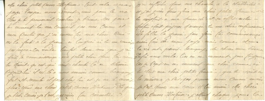 181 - 16 Mars 1917 - Lettre d'Eugène Felenc adressée à sa fiancée Hortense Faurite  - Page 2 & 3.jpg