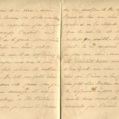 294 - 19 Mai 1917 - Lettre d'Eugène Felenc adressée à sa fiancée Hortense Faurite - Page 2 & 3.jpg