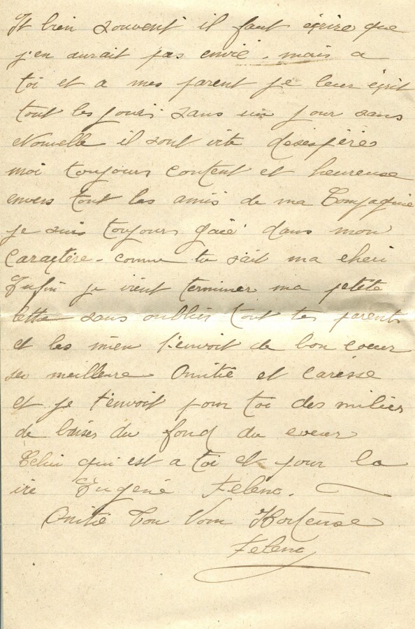 371 - 28 Juin 1917 - Lettre d'Eugène Felenc adressée à sa fiancée Hortense Fautire - Page 4.jpg