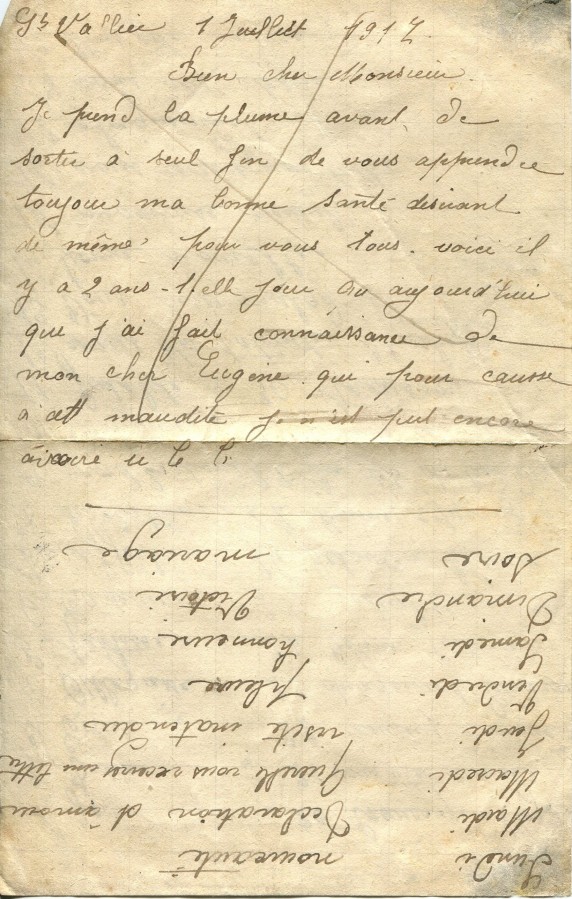 317 - Lettre datée du 1er Juillet 1917- Page 1.jpg