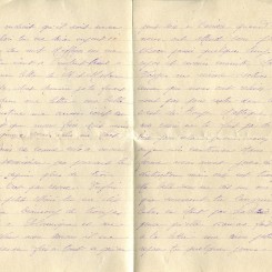 323 - Lettre d'Eugène Felenc adressée à sa fiancée Hortense Fautire datée du 3 Juillet 1917 - Page 2 & 3.jpg