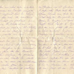 336 - Lettre d'Eugène Felenc adressée à sa fiancée Hortense Fautire datée du 10 Juillet 1917 - Page 2 & 3.jpg