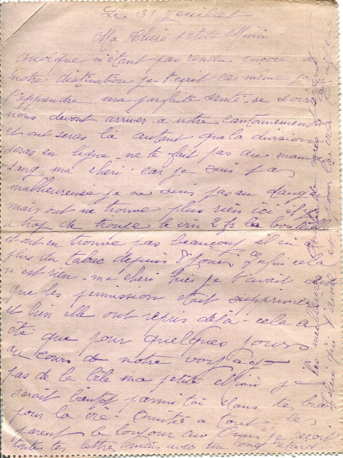 356 - Verso d'une carte-lettre de Eugène Felenq adressée à sa fiancée Hortense Fautire datée du 31 Juillet 1917.jpg