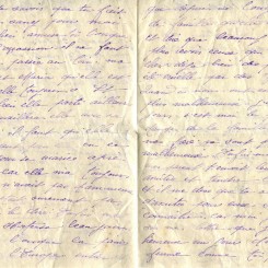 395 - 2 Septembre 1917 - Lettre d'Eugène Felenc adressée à sa fiancée Hortense Faurite - Page 2 & 3.jpg