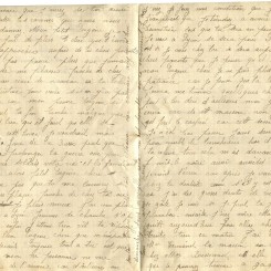 407 - 9 Septembre 1917 - Lettre d'Hortense Faurite adressée à son fiancée Eugène Felenc - Page 2 & 3.jpg