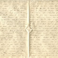 413 - 12 Septembre 1917 - Lettre d'Hortense Faurite à son fiancée Eugène Felenc - Page 2 & 3.jpg