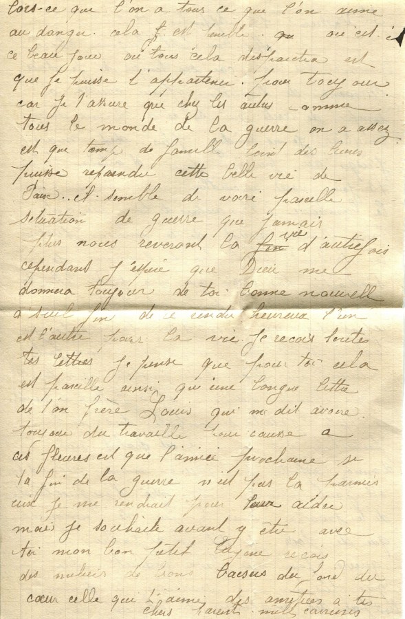 419 - 18 Septembre 1917 - Lettre d'Hortense Faurite à son fiancée Eugène Felenc - Page 2.jpg