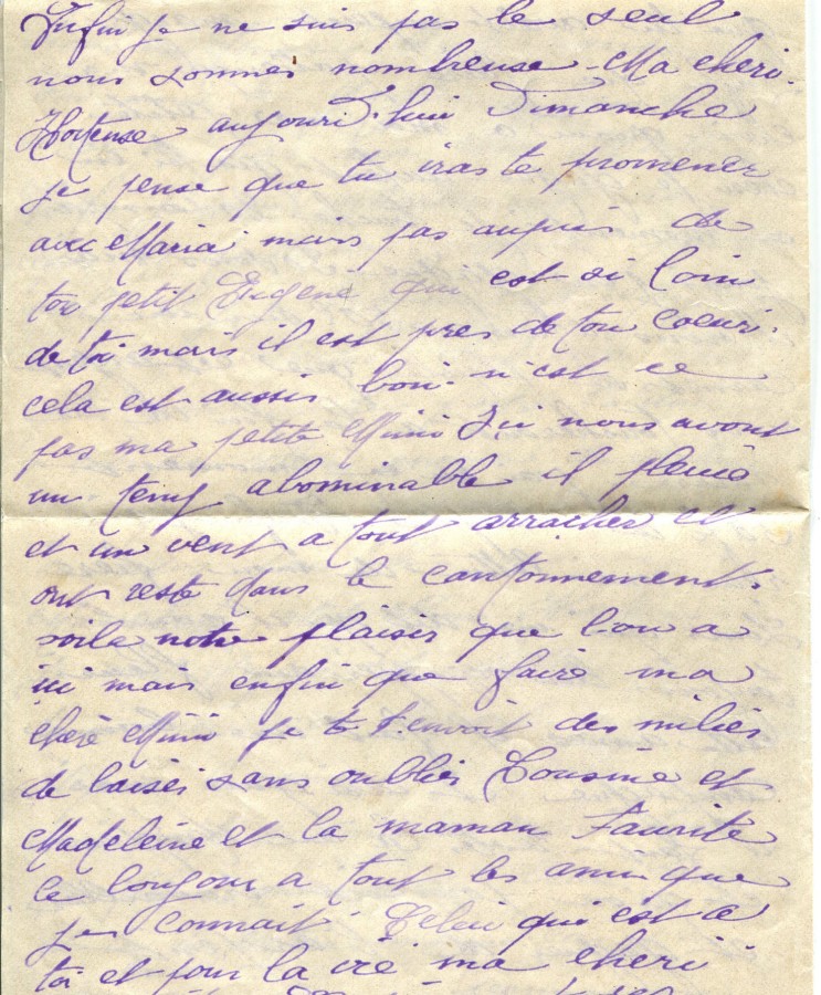 440 - 7 Octobre 1917 - Lettre d'Eugène Felenc adressée à sa fiancée Hortense Faurite - Page 4.jpg