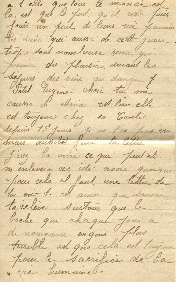 443 - 7 Octobre 1917 - Lettre d'Hortense Faurite adressée à son fiancé Eugène Felenc - Page 4.jpg